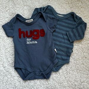 Rabbit + Bear Onesies - 2 pack